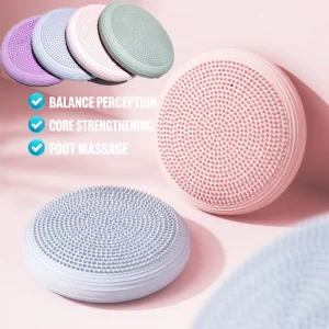 Round Anti-Slip Nub Surface Inflatable Balance Cushion Disc