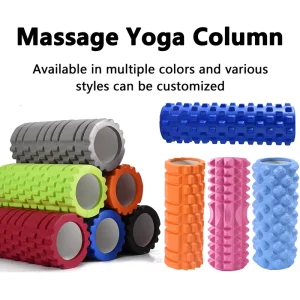 Round EVA Foam Roller Portable Fitness Tool for Yoga Massage Exercise