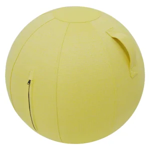 Round Fabric Yoga Ball Cover Anti-Slip Pilates Exercise Ball Protector for Home Office Sitting Ball