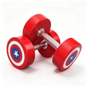 Round-Head Cast Iron Dumbbells for Gym Fitness and Free-Weight Training