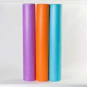 Round High-Density EVA Foam Roller for Yoga, Fitness, Exercise, Massage, and Muscle Recovery