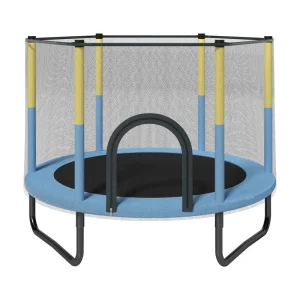 Round Mini Trampoline With Safety Net