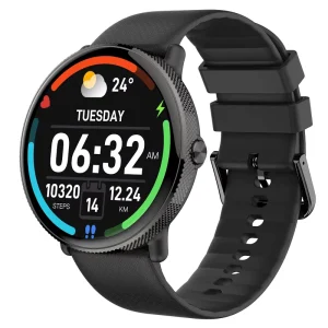 Round Screen Smartwatch, Fitness Phone, Serie 5, No Camera, Android Support
