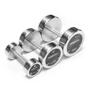 Round Stainless Steel Dumbbells for Gym