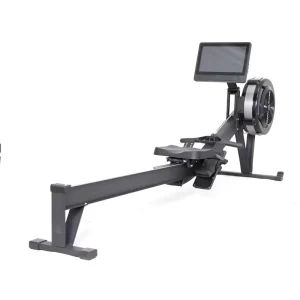 Rowing Machine 10-Level Adjustable Resistance Iron Alloy Water Rower with LED Display for Home and Gym Workouts