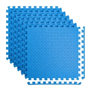 Royal Blue Kids Play Area EVA Gym Mat Thick Protective Custom Color Custom Size Interlocking Mat Gym Floor Mats