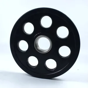 Rubber Bumper Weight Plates 51mm Diameter Black for Barbells