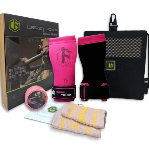 Rubber Chalkless Gymnastics Grips, Gym Gloves, Weightlifting Hand Grip, Calleras for Pull-Ups, Fitness and CrossFit