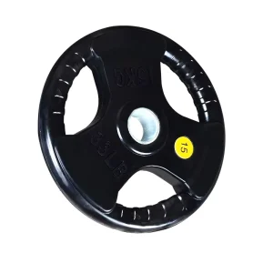 Rubber-Coated Barbell Plates for Commercial and Home Gyms