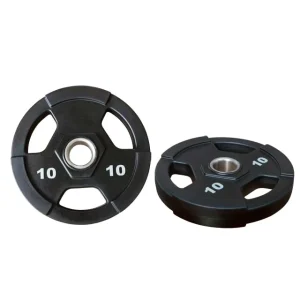 Rubber Coated Cast Iron Weight Plates Barbell Plates for Strength Training Commercial Gym Fitness Equipment