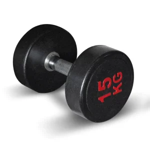 Rubber Covered Fixed Weight Dumbbell Set for Home Fitness Strength Training Equipment