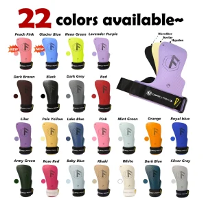 Rubber CrossFit Hand Grips for Pull-Up Bar, Weightlifting, Gymnastics, and Kettlebell Training