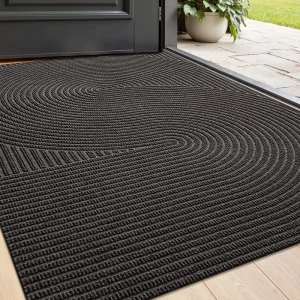 Rubber Door Mat and Outdoor Gym Floor Mat, Interlocking, Waterproof, Heavy Duty, Custom Logo