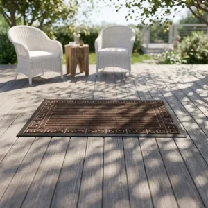 Rubber Doormat Washable Vinyl Plastic Non-Slip Indoor Outdoor Floor Mat for Pool Bathroom and Office