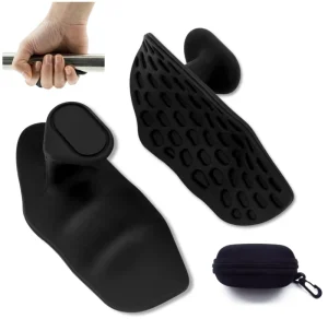Rubber Fingerless Deadlift Gym Grips, Silicone Hand Grips for Men and Women