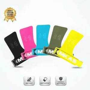 Rubber Hand Grip Strengthener for Weightlifting Thickened Wrist Guards Palm Protection Durable Fitness Cross Training Grips