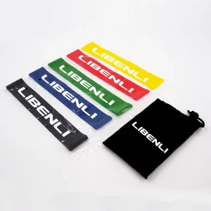 Rubber Latex Mini Loop Resistance Bands for Home Workout and Gym Exercise