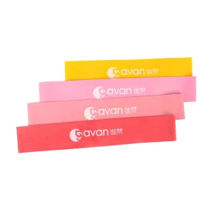 Rubber Mini Resistance Band Loops for Fitness, Gym, and Yoga
