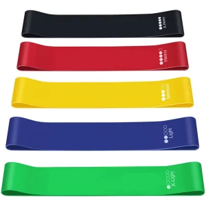 Rubber Resistance Loop Bands Yoga Pull-Up Exercise Bands for Unisex Mobility