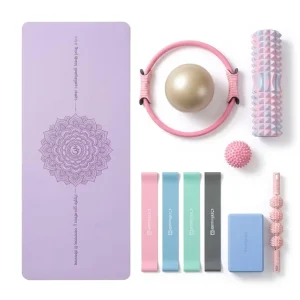 Rubber TPE Yoga Pilates Starter Bundle, Model YP.CB
