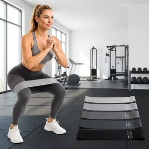 Rubber Yoga Resistance Loop Band Set for Gym Exercise Fitness