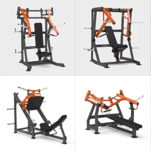 Rugged Heavy Duty Plate Loaded Series Full Set Professional Bodybuilding Gym Setup Equipment for Guangzhou Fitness Factory