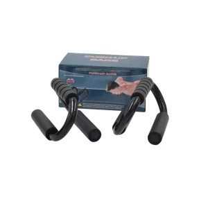S-Shaped Foldable Adjustable Foam Push-Up Bar for Sit-Up Exercise