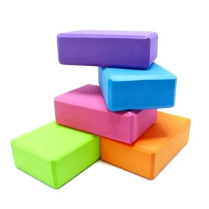 SHENGDE Pilates Block Eco Friendly Private Label Foam Eva Yoga Blocks Premium Custom Logo Large Natural Yoga Bricks
