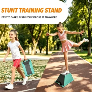 SHINEWELL Fly Right Cheer Stunting Trainer Balance Flexibility Core Strength Training Stand for Cheerleaders Flyers
