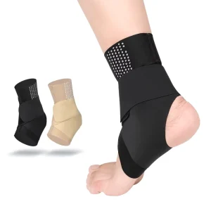 SHIWEI 3064 Customized Logo Compression Breathable Ankle Strap Wrap for Sport Protection
