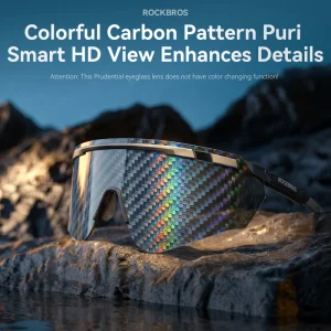 SP414 Kirin Photochromic Cycling Glasses UV400 REVO Coating TR90 Frame Sports Sunglasses with Myopia Frame