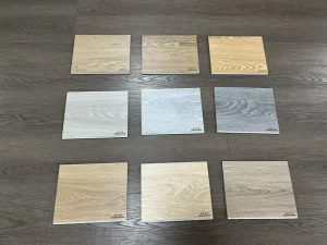 SPC Click-Lock Grain Waterproof 6mm Thick Modern Minimalist Hand-Ripple Indoor Flooring for Home Living Rooms