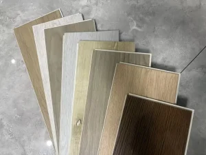 SPC Flooring with Pre-Attached Pad 5mm+1mm Waterproof Click Lock Vinyl Plank