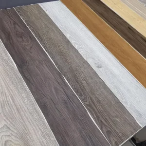 SPC PVC Vinyl Flooring Modern Office/School Interiors 1.5mm Thickness Self-Adhesive Waterproof Fireproof Graphic Design