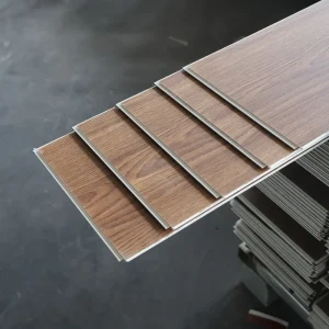 SPC Rigid Core Flooring 8mm Waterproof Click Lock Wood Grain Planks for Apartment and Villa