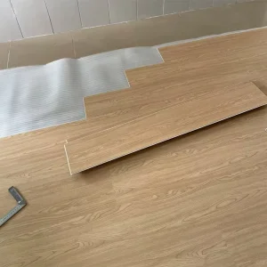 SPC Stone-Plastic Flooring American Style Waterproof Noise-Reducing Wood-Grain Look Wear-Resistant Click Lock Installation