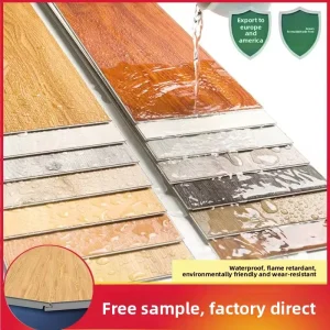 SPC Stone Plastic Flooring Click Lock Waterproof Eco Friendly Flame Retardant Wear Resistant Stone Crystal Lock Down Modern
