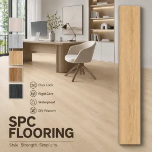 SPC Vinyl Plank Flooring, Waterproof, Anti-Slip, Commercial Grade