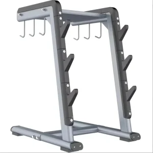 B4041 Multi-Purpose Gym Storage Rack, Fitness Workout Handle Rack, Steel