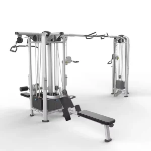 ST-4027 Commercial Strength Training Machine with 5-Person Station for Triceps, Legs, and Core