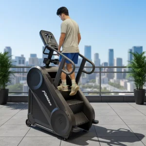 ST03 Factory Direct Electric Stair Climber Silent Drive Reinforced Nylon ABS Frame Adjustable Multifunctional Commercial