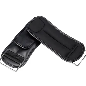 Sand-Filled Adjustable Ankle and Wrist Weights, Iron Sand PU Leather