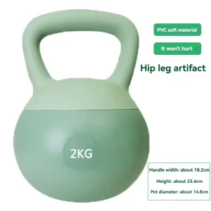 Sand-Filled PVC Soft Kettlebell for Glute and Lower-Body Strength Training