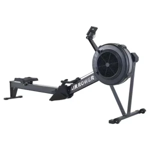 Seated Air Rower with Monitor Adjustable Air Resistance