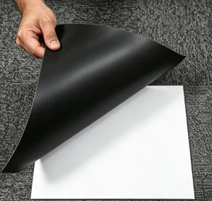 Self-Adhesive LVT Flooring Tile Carpet Pattern Peel-and-Stick Vinyl Floor Tiles Waterproof DIY Flooring