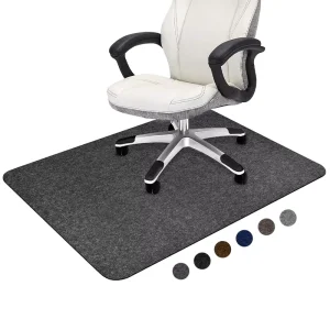 Self-Adhesive Polyester Office Chair Mat, Anti-Slip