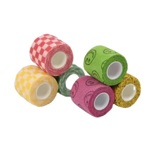 Self-Adhesive Sports Bandage Veterinary Tape Pet Elastic Tattoo Bandage Film 2.5-10 cm for Dogs