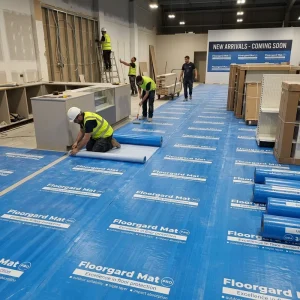 Self-Adhesive Waterproof Nonwoven Floor Protection Roll for Construction, Renovation, and Painting