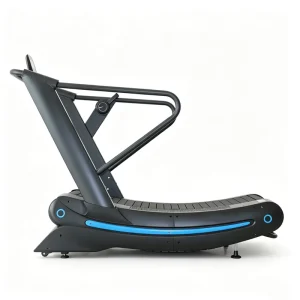 Self Powered Curved Treadmill Display Time Speed Distance Curved Running Machine for Commercial Club Home Body Workout Equipment