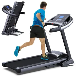 Semi Commercial Treadmill Foldable Electric Home Gym LCD Display 3.5HP Motor 1-16kmh Running Machine